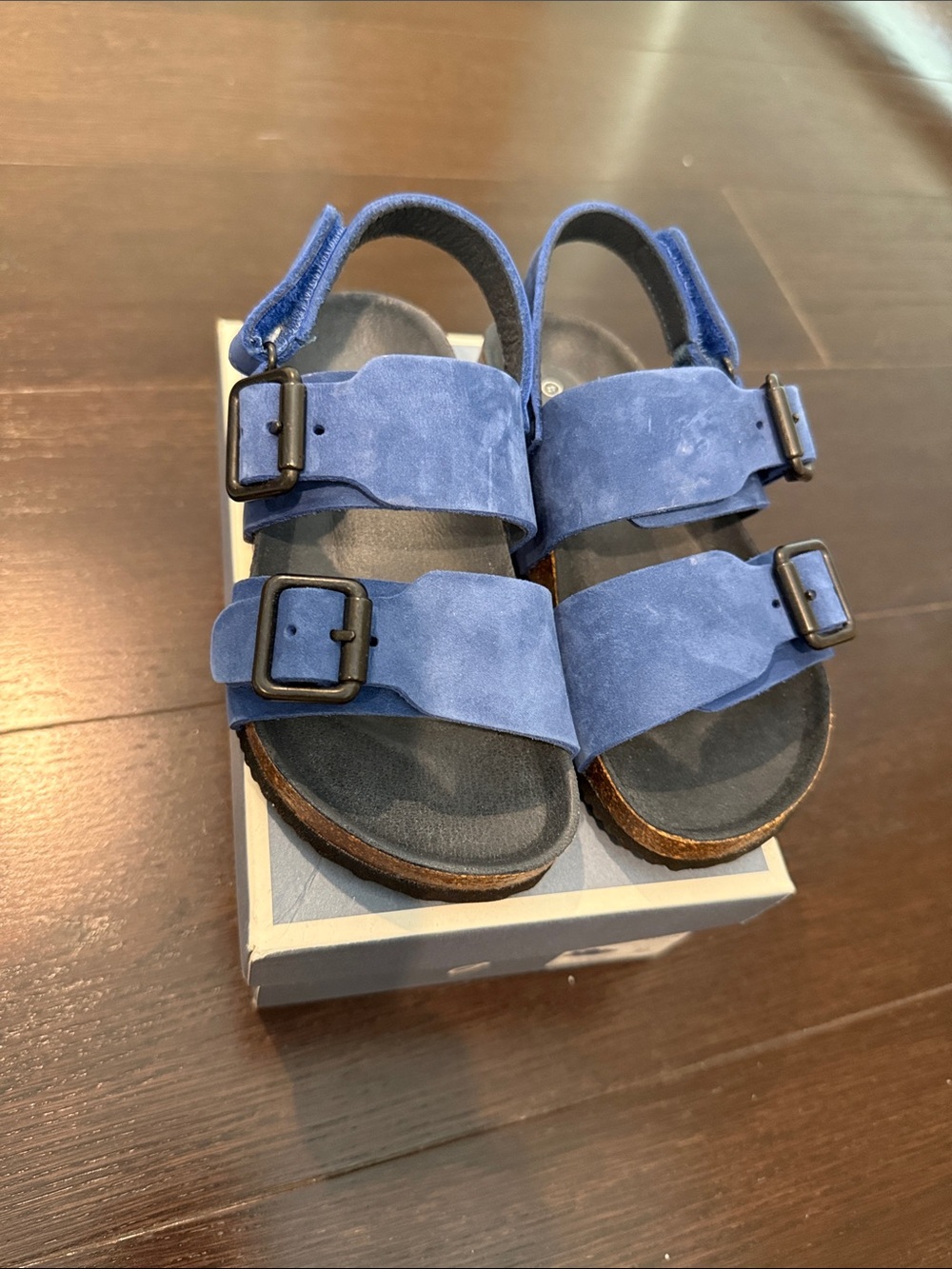 Jacadi toddler boy Arthur Sandal Size 27 Blue